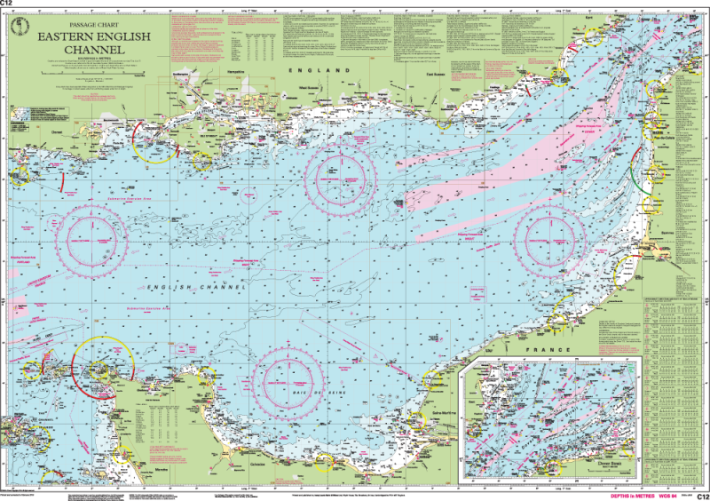 Imray Chart C12 Eastern English Channel