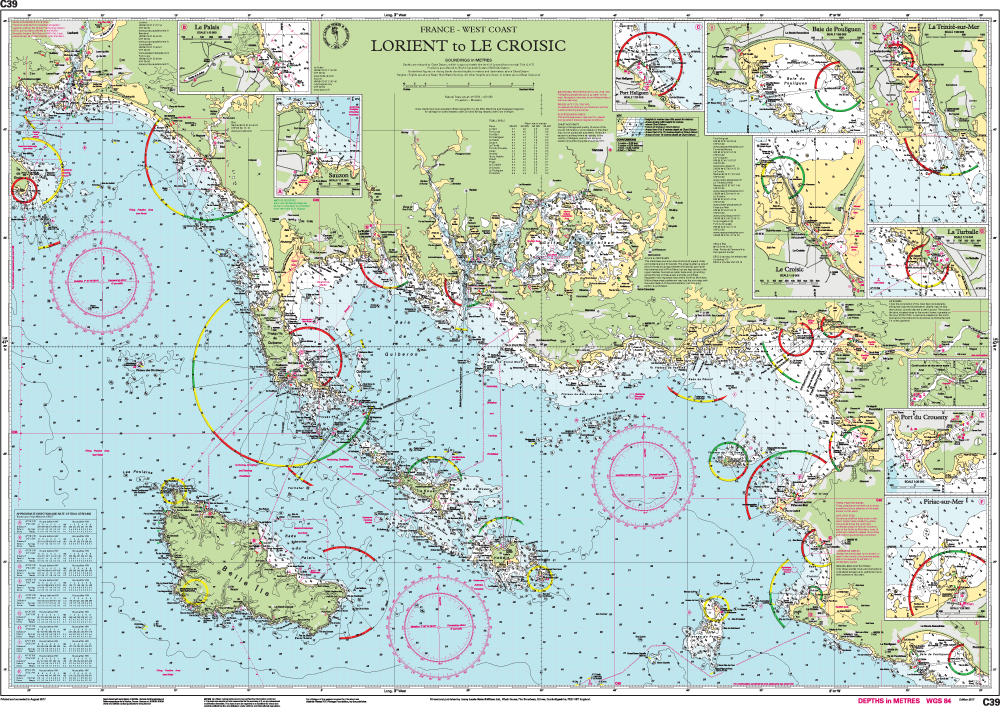 Imray Chart C39 Lorient to Le Croisic, foto 2 van 2