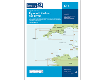 Imray Chart C14 Plymouth Harbour and Rivers