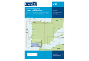 Imray Chart C50 Sines to Gibraltar