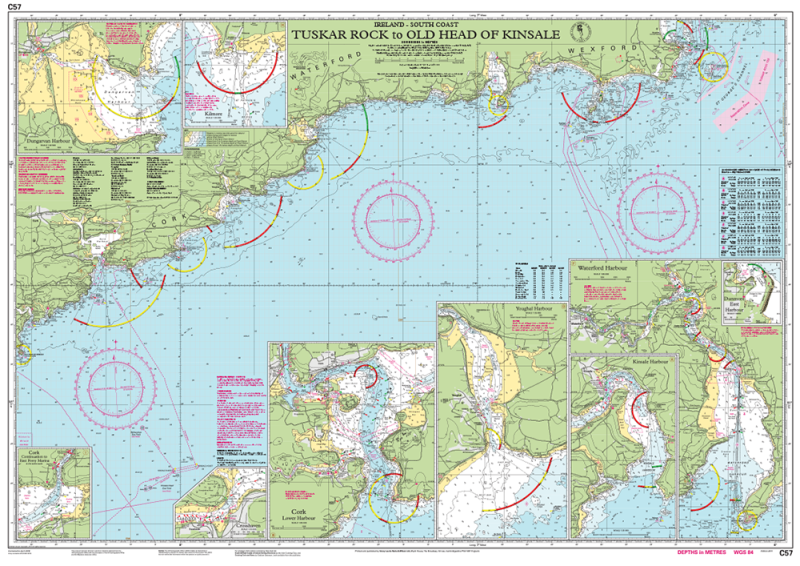 Imray Chart C57 Tuskar Rock to Old Head of Kinsale, foto 2 van 2