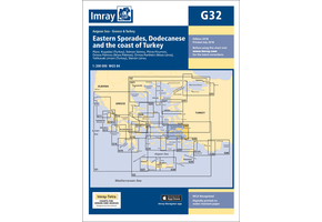 Imray Chart G32 Eastern Sporades Dodecanese & the Coast of Turkey