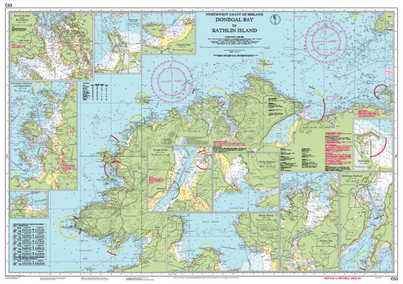 Imray Chart C53 Donegal Bay to Rathlin Island, foto 2 van 2