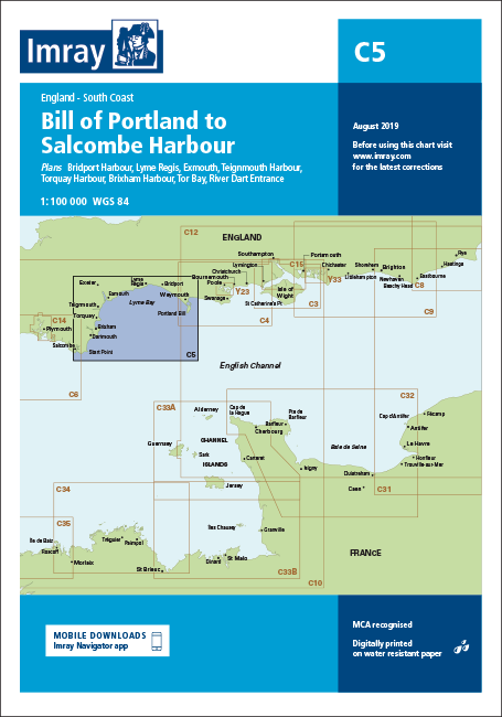 Imray C5 Bill of Portland to Salcombe Harbour