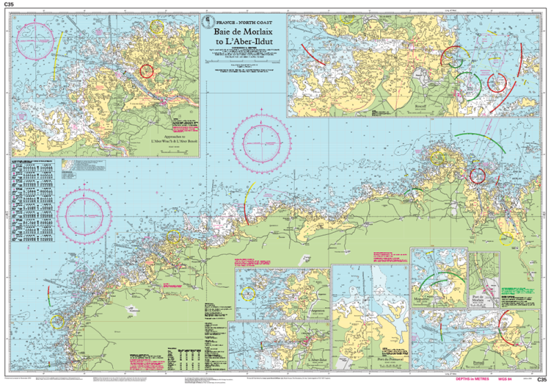 Imray Chart C35 Baie de Morlaix to L'Aber-Ildut, foto 2 van 2