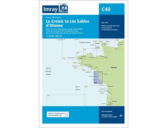 Imray Chart C40 Le Croisic to Les Sables d’Olonne