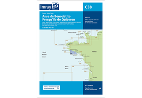 Imray Chart C38 Anse de Bénodet to Presqu'île de Quiberon