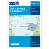 Imray Chart C20 Strait of Gibraltar to Arquipelago dos Açores and Islas Canaries