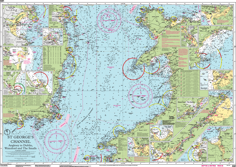 Imray Chart C61 - St Georges Channel, foto 2 van 2