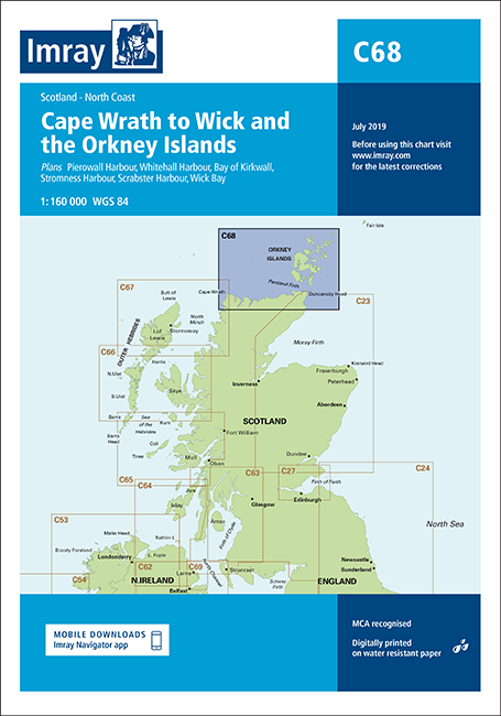 Imray Chart C68 - Cape Wrath/Orkney