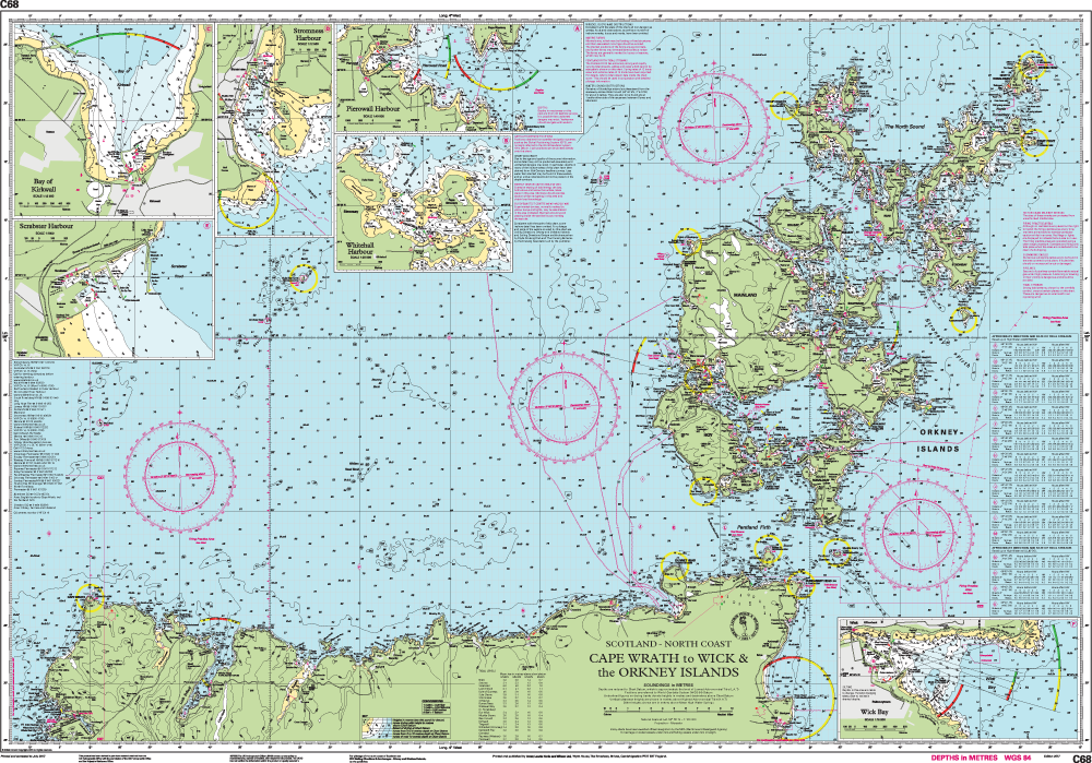 Imray Chart C68 - Cape Wrath/Orkney, foto 2 van 2