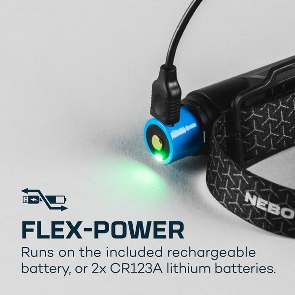 NEBO® Hoofdlamp Einstein™ 1000 Flex, foto 5 van 6