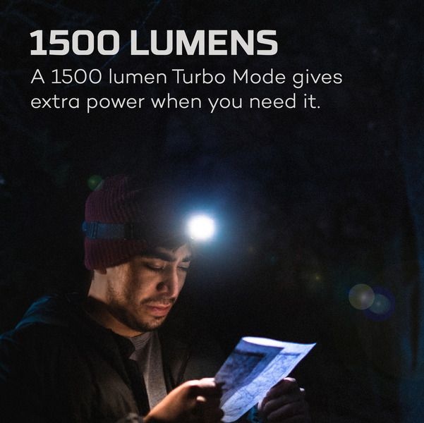 NEBO® Hoofdlamp Einstein™ 1500 Flex, foto 4 van 5