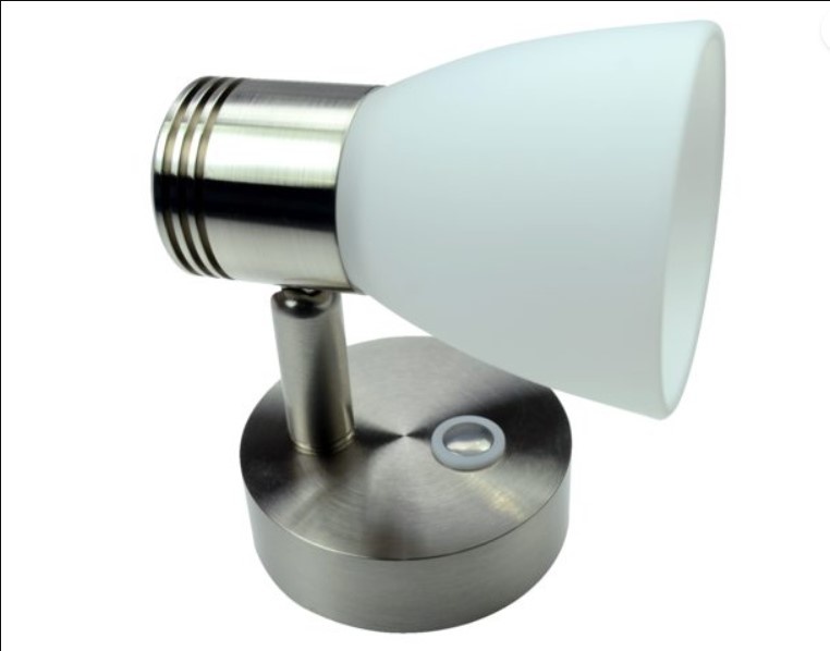 Talamex LED wandlamp dimbaar met USB-C snellader, foto 3 van 5