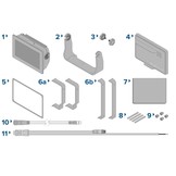 Raymarine AXIOM+9 RV , 9" Multifunctioneel display met geïntegreerde RealVision 3D, 600W sonarmodule, zonder transducer