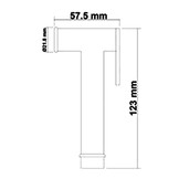 Talamex Douchekop luxe messing verchroomd 1/2"