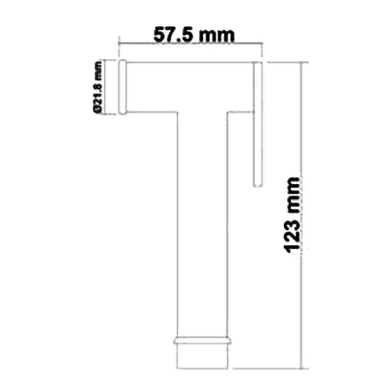 Talamex Douchekop luxe messing verchroomd 1/2", foto 3 van 3