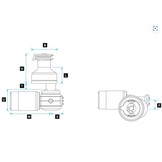 Lewmar EVO® elektrische lier set