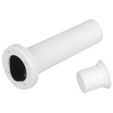Nuova Rade Door de romp telesc. met terugslagklep Ventiel, Ø51mm, Wit