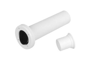 Nuova Rade Door de romp telesc. met terugslagklep Ventiel, Ø51mm, Wit