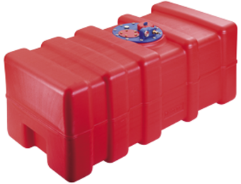 Allpa Kunststof inbouw brandstoftank 33l, 500x350x230mm met flensplaat