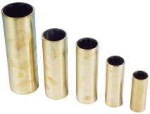 Allpa allpa Neopreen lagerbus, messing mantel, voor as Ø30mm, buitenmaat 1-3/4", L=5"