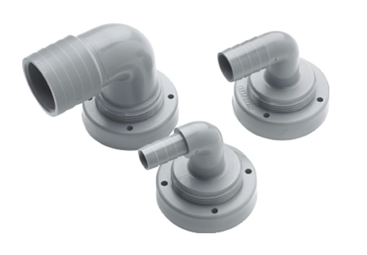 Vetus Slangaansluiting, Ø 16 mm, haaks t.b.v. vaste tanks