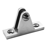 Talamex RVS dekplaat 90° met schroef buiskapbeslag