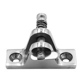 Talamex RVS dekplaat 90° met dropnose pin buiskapbeslag