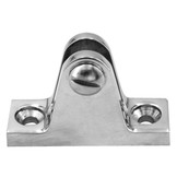 Talamex RVS dekplaat 80° met schroef buiskapbeslag