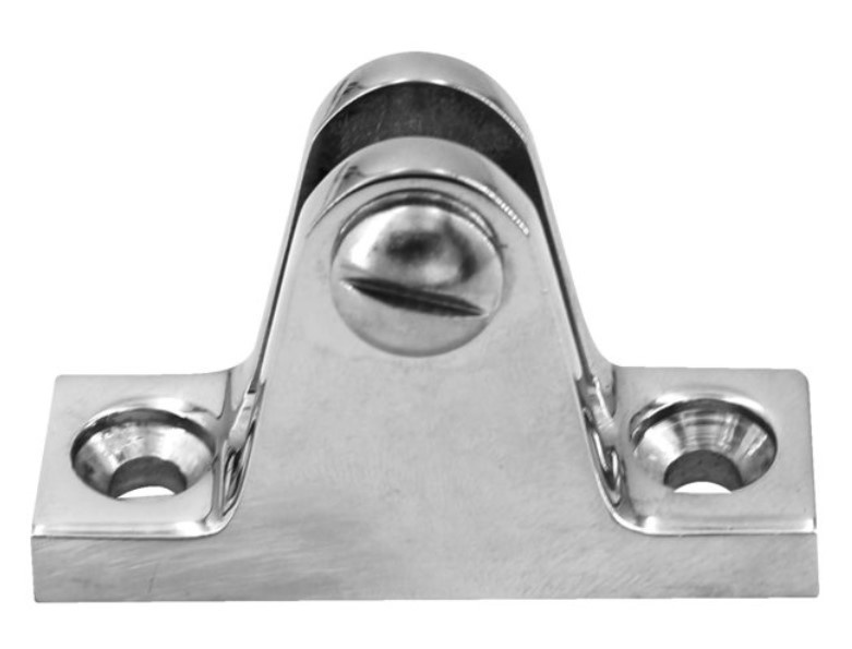 Talamex RVS dekplaat 80° met schroef buiskapbeslag