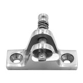 Talamex RVS dekplaat 80° met dropnose pin buiskapbeslag