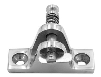 Talamex RVS dekplaat 80° met dropnose pin buiskapbeslag