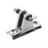 Talamex RVS dekplaat hol 90° met dropnose pin buiskapbeslag