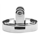 Talamex RVS dekscharnier met schroef buiskapbeslag