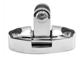 Talamex RVS dekscharnier met schroef buiskapbeslag