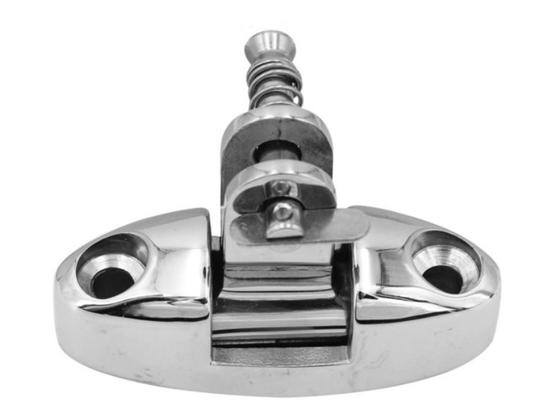 Talamex RVS dekscharnier met dropnose pin buiskapbeslag