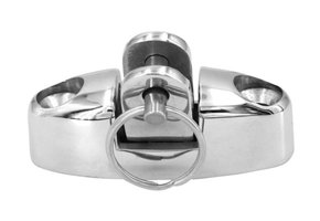 Talamex RVS dekscharnier met fast pin buiskapbeslag