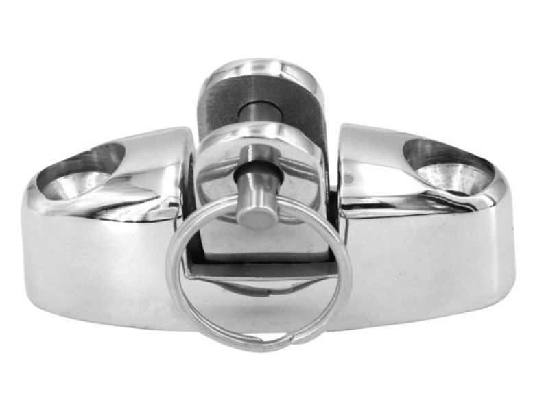 Talamex RVS dekscharnier met fast pin buiskapbeslag