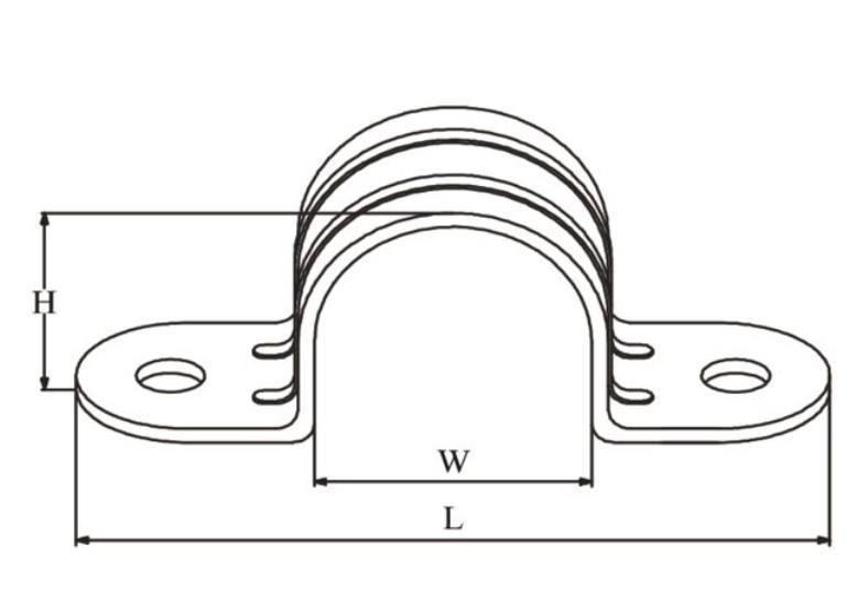 Talamex RVS buisadapter breed buiskapbeslag, foto 2 van 2
