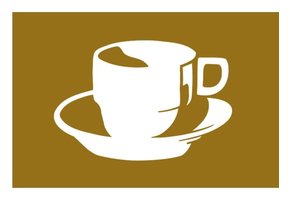 Talamex Koffie vlag bruin 30x45