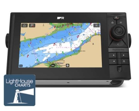 Raymarine AXIOM2 Pro 9 S, HybridTouch 9" Multifunctioneel display met geïntegreerde High CHIRP Conical Sonar voor CPT-S transducers, incl Noord Europa LightHouse kaart