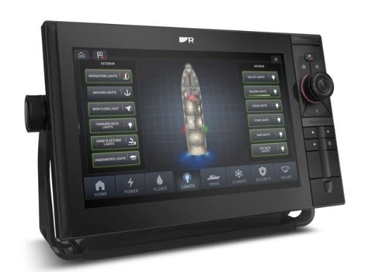 Raymarine AXIOM2 Pro 12-S, HybridTouch 12" Multifunctioneel display met geïntegreerde High CHIRP Conical Sonar voor CPT-S transducers, incl Mediterranean LightHouse kaart