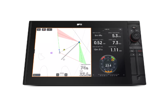 Raymarine AXIOM2 Pro 12 RVM, HybridTouch 12" Multifunctioneel display met geïntegreerde 1kW Sonar, DV, SV en RealVision 3D Sonar en Mediterranean LightHouse kaart