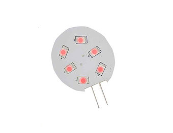 Båtsystem 6 SMD G4 LED zijinsteek 8-30V rood