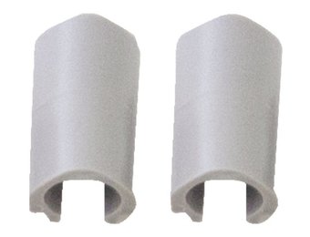 Lewmar Scharnier kappen grijs voor Low en Medium profile luiken