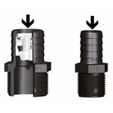 Trudesign Terugslagklep met slangtule