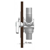 Trudesign 3-weg kraan handmatig Aquavalve