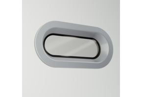 TOPwindows Patrijspoort 375 x 175 kogelrond condensvrij