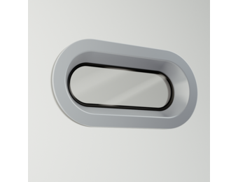 TOPwindows Patrijspoort 375 x 175 kogelrond condensvrij